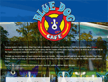 Tablet Screenshot of bluedogcafe.com